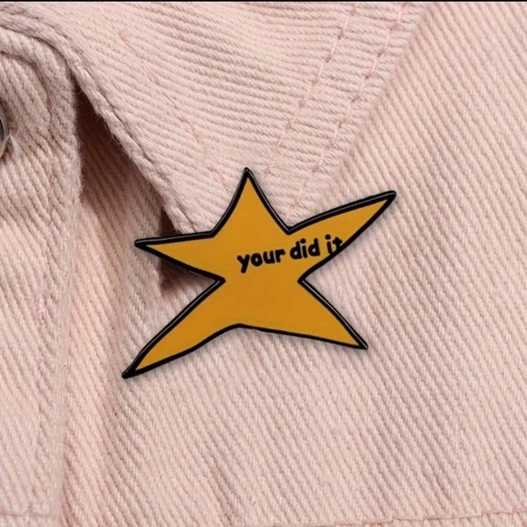 "Your Did It" Star Enamel Pin - Picture 1 of 4